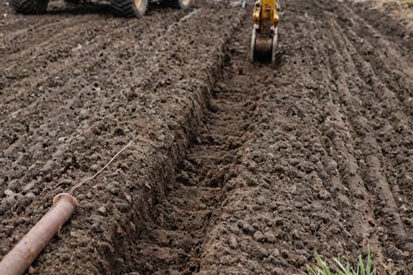 Drain field maintenance and soil work