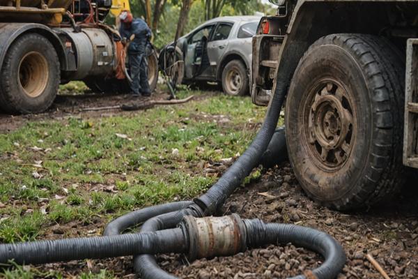 Professional septic tank pumping service
